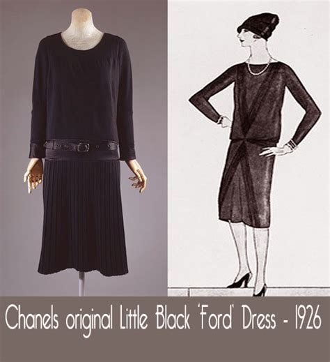 chanel iconic black dress|1926 vogue little black dress.